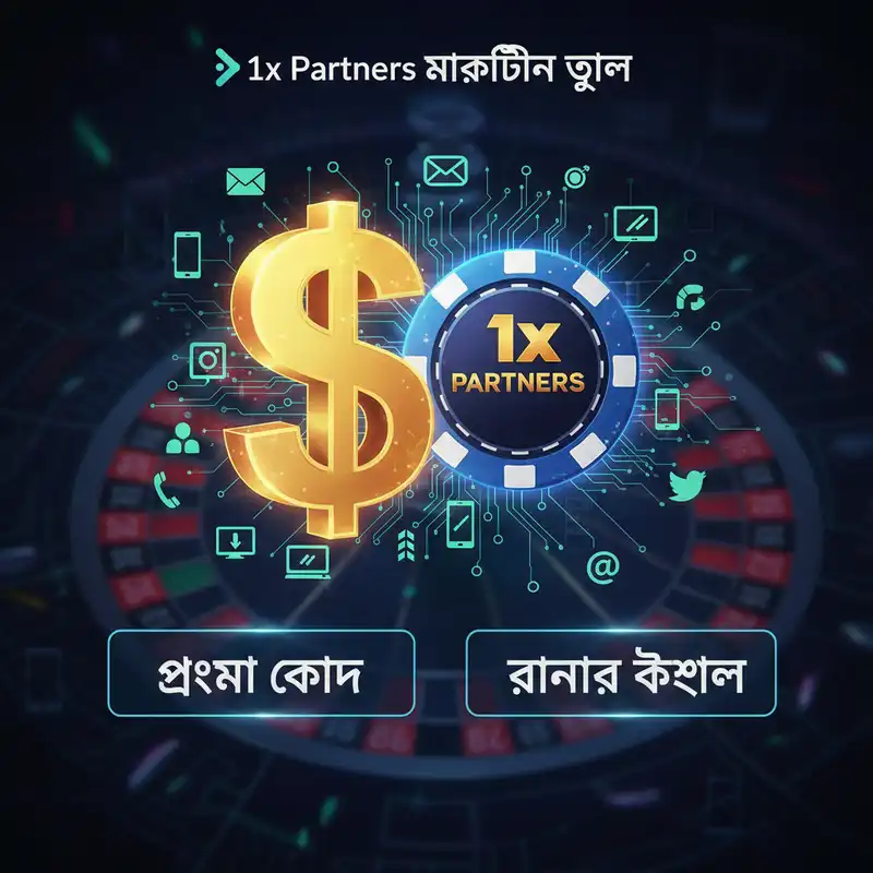 1x Partners মার্কেটিং টুলস ব্যানার